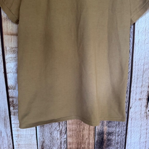 Octobre Éditions Polo Shirt Camel Brown Organic Cotton French Minimalist Size S - Picture 6 of 9